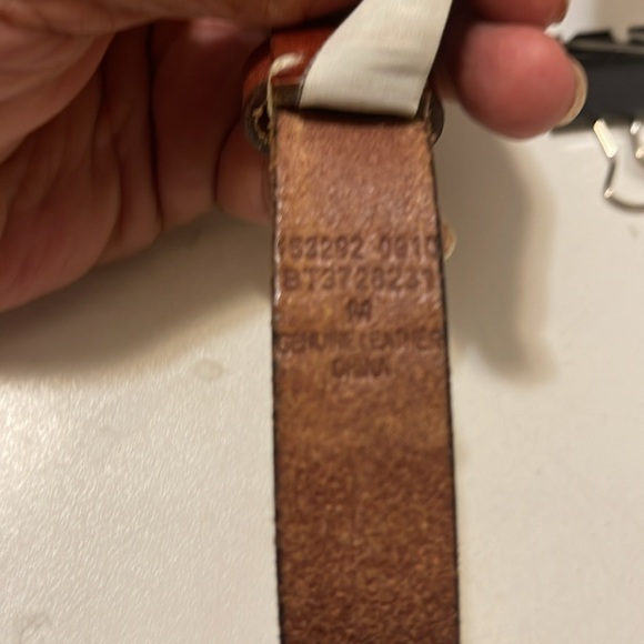 Fossil Womens Hip Belt L Brown Leather Metal Linked Studded
Chain Boho Skinny - Picture 13 of 13